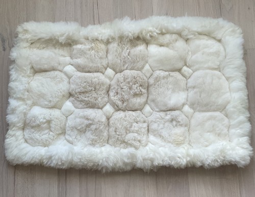 Peru handmade puffs alpaca fur - puffs,