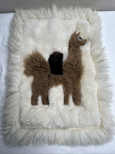 Peruvian alpaca fur rectangle - peruvian,