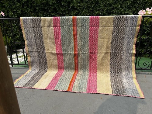 Boho rug handwoven peruvian - boho,