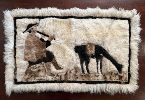 Vintage peruvian alpaca - alpaca, fur