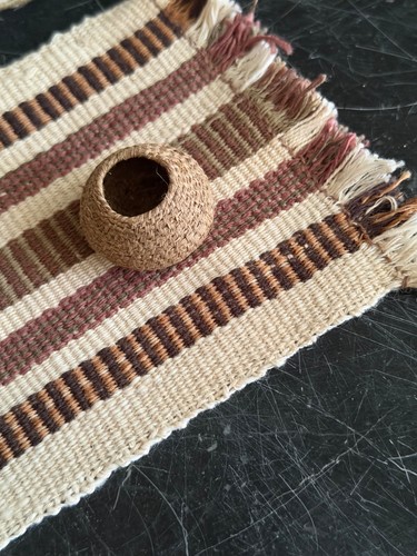 Miniature handspun handwoven - miniature,